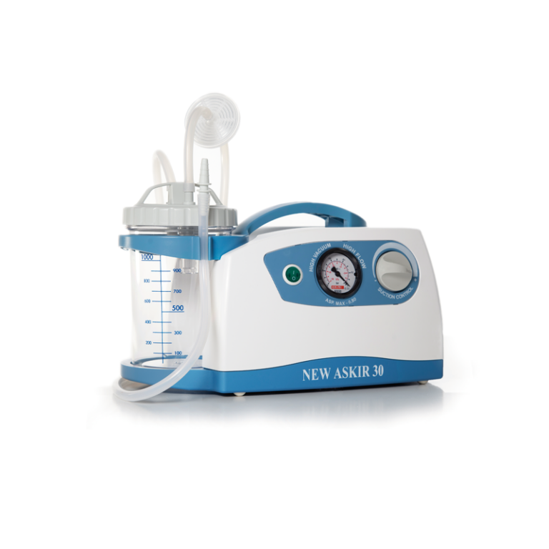Aspiratore elettrico con vaso autoclavabile, 1 vaso 2000 ml
