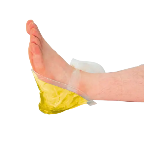 Heel protectors with straps
