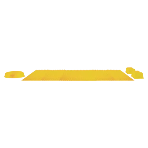 Embossed gel pad for operating table