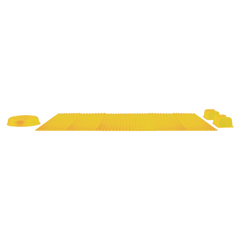 Embossed gel pad for operating table