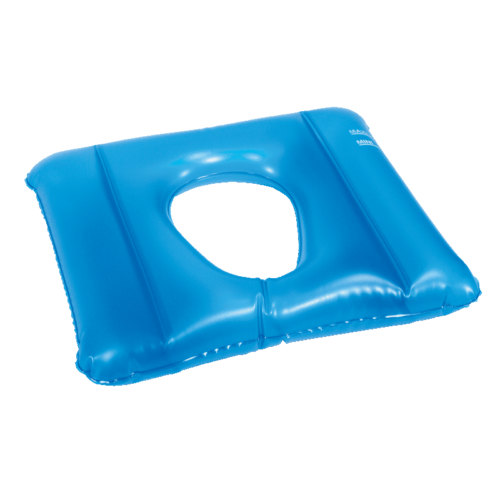 Cuscino antidecubito ad aria e acqua in PVC con foro