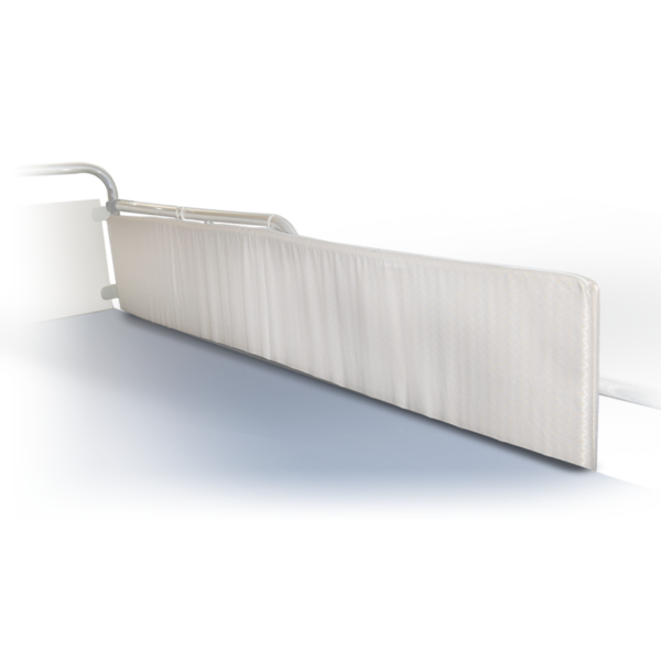 Bed rail bumper with cotton cover