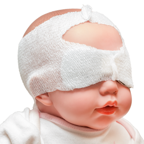 Phototherapy eye protector “Y” shape