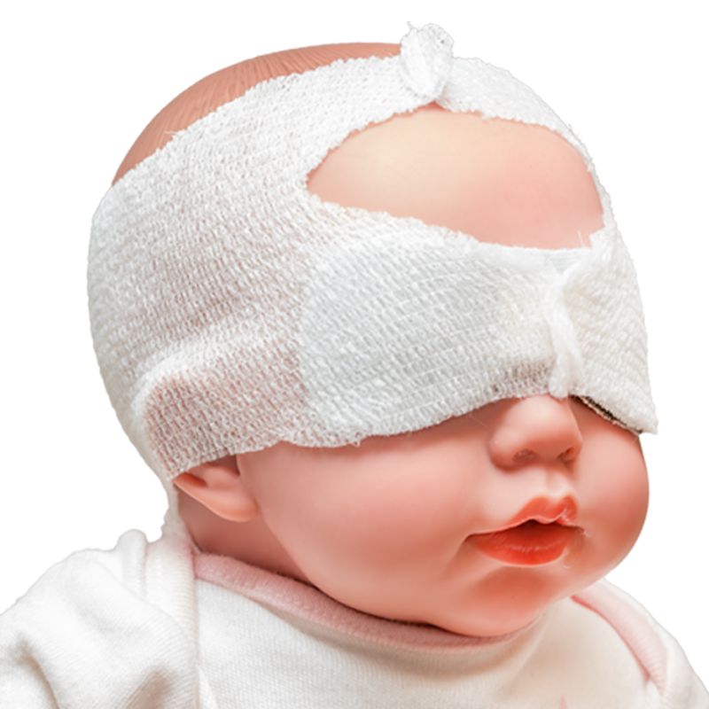 Phototherapy eye protector “Y” shape